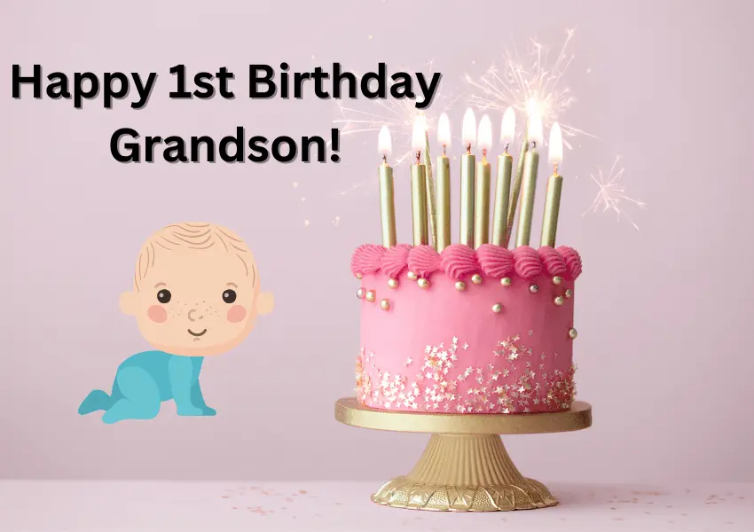 happy 1st birthday grandson